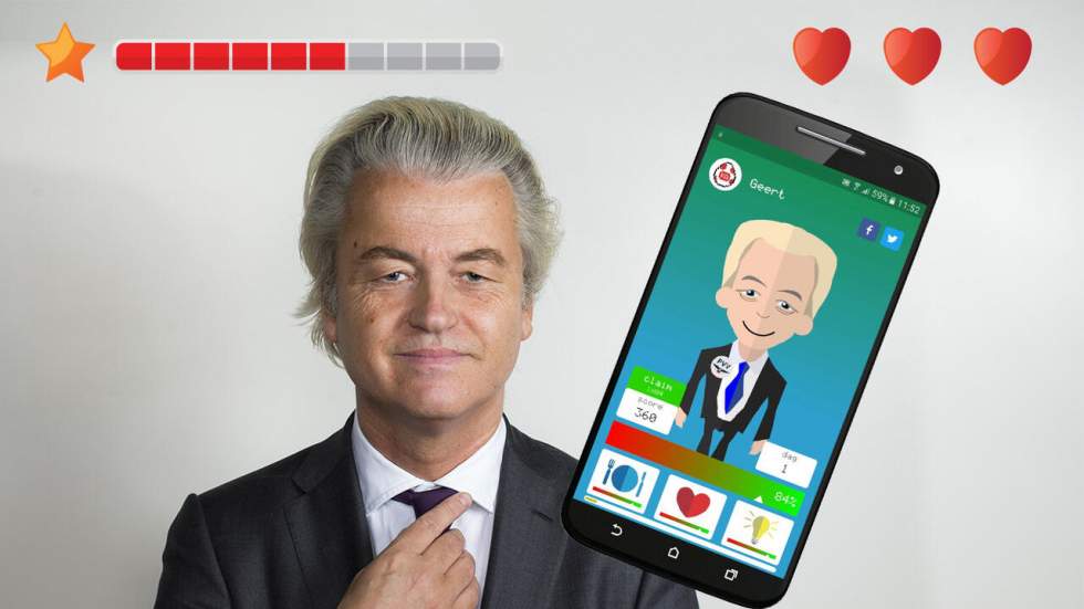 Une application transforme Geert Wilders et les responsables politiques néerlandais en Tamagotchi