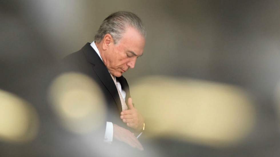 Le président brésilien Michel Temer a quitté sa résidence officielle à cause de "fantômes"