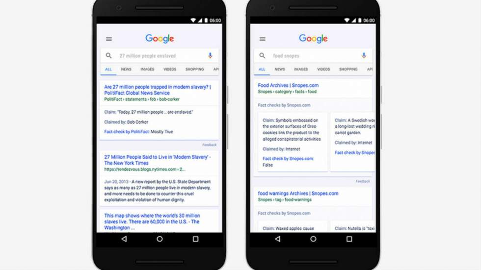 Google étend son label "Fact Check" aux résultats de recherches de tous ses utilisateurs