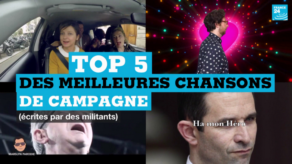 90''POLITIQUE : Top 5 des meilleures chansons de la présidentielle 2017