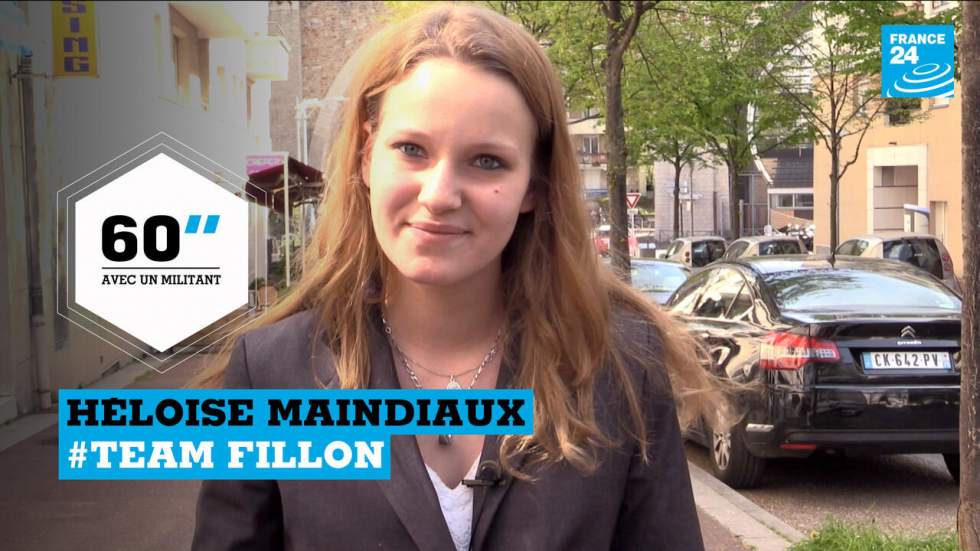 60 secondes avec un militant - Héloïse, 23 ans, soutien de François Fillon