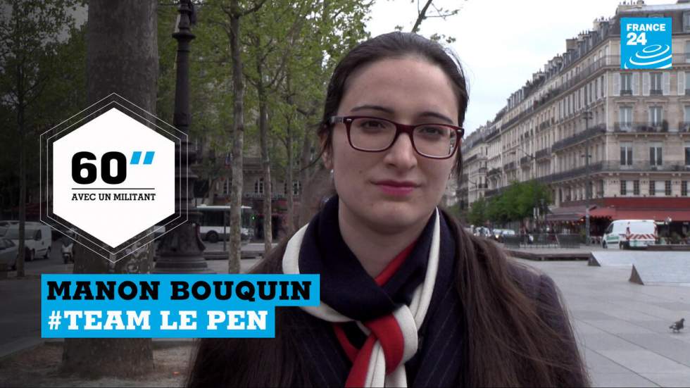 60 secondes avec un militant - Manon, 24 ans, soutien de Marine Le Pen