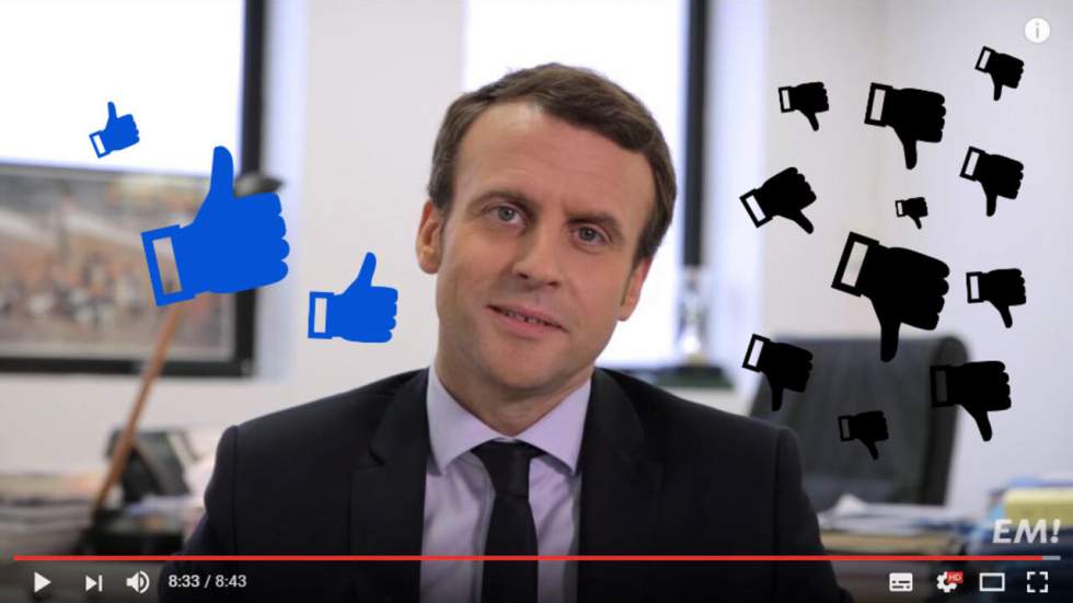 Pourquoi Emmanuel Macron a-t-il autant de "pouces en bas" sur ses vidéos YouTube ?