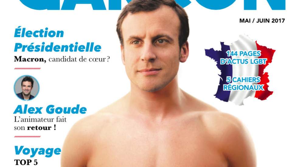 Macron torse nu en couverture : Garçon Magazine ne craint pas de relancer les rumeurs