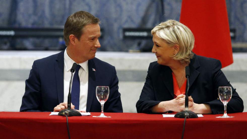 En cas de victoire, Marine Le Pen nommera Nicolas Dupont-Aignan Premier ministre