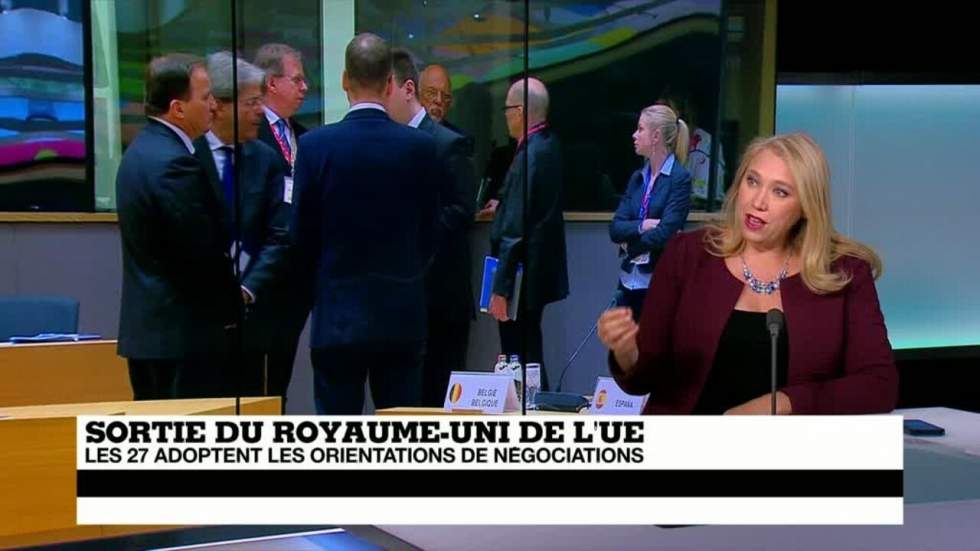 Accord unanime des leaders de l'UE sur le projet de négociations du Brexit Accord unanime des leaders de l'UE sur le projet de négociations du Brexit