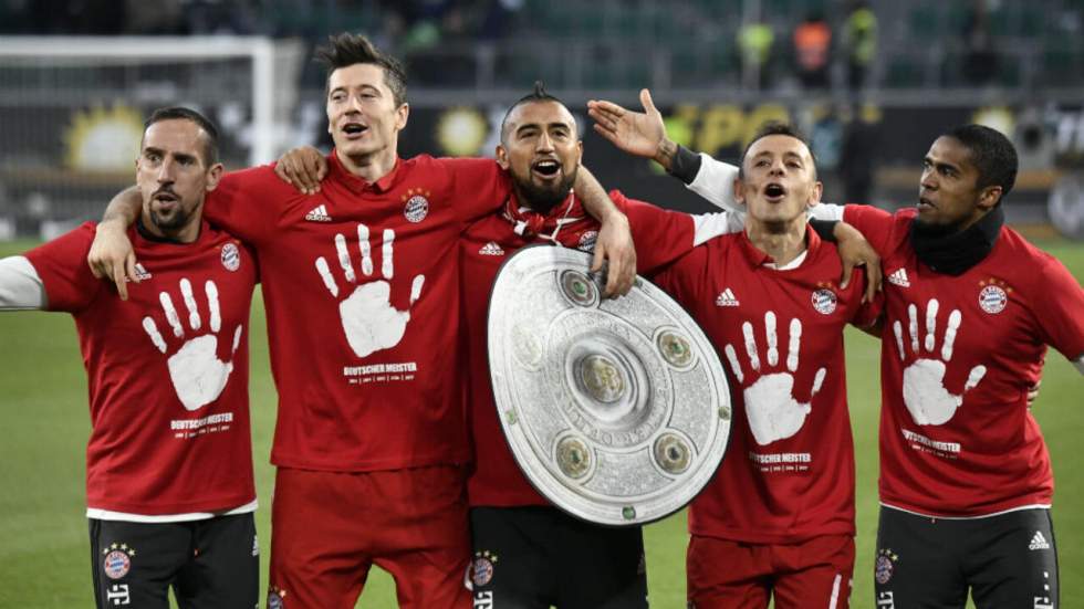 Le Bayern Munich champion d'Allemagne pour la cinquième année de suite Le Bayern Munich champion d'Allemagne pour la cinquième année de suite