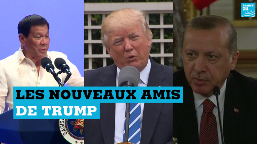 Vidéo : les "nouveaux amis" étrangers de Donald Trump