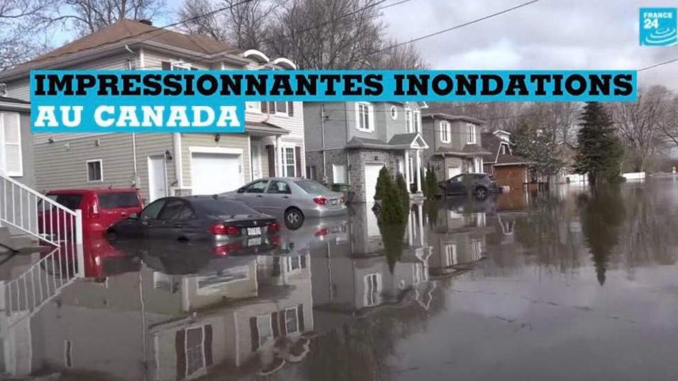 Vidéo : le Canada en proie à de graves inondations