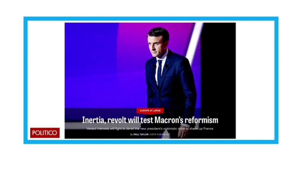 "Emmanuel Macron face à la révolte et à l'inertie"