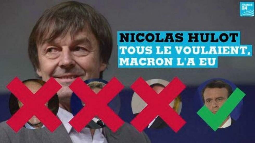 90"POLITIQUE - Nicolas Hulot : tous le voulaient, Macron l'a eu !