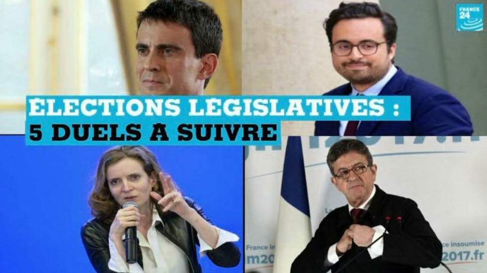 90"POLITIQUE - Législatives : candidats en danger, du même parti ou improbables... 5 duels suivre 90"POLITIQUE - Législatives : candidats en danger, du même parti ou improbables... 5 duels suivre