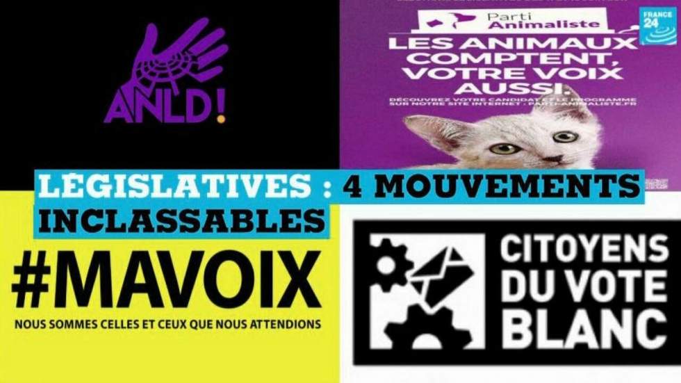 #90POLITIQUE - Élections législatives : 4 mouvements inclassables