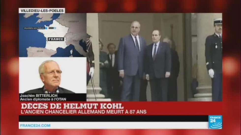 Disparition d'Helmut Kohl, ancien chancelier et père de l'Allemagne réunifiée