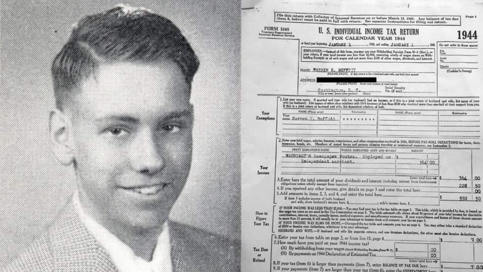 On a la preuve qu'à 14 ans, Warren Buffett gagnait déjà une petite fortune (et payait des impôts) On a la preuve qu'à 14 ans, Warren Buffett gagnait déjà une petite fortune (et payait des impôts)