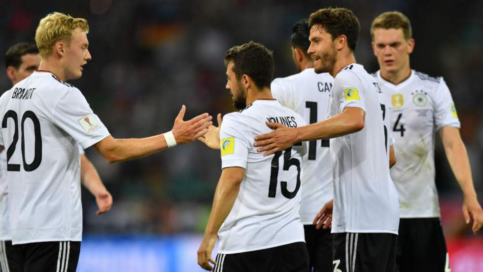 Coupe des Confédérations : l'Allemagne bat le Mexique 4-1 et rejoint le Chili en finale Coupe des Confédérations : l'Allemagne bat le Mexique 4-1 et rejoint le Chili en finale