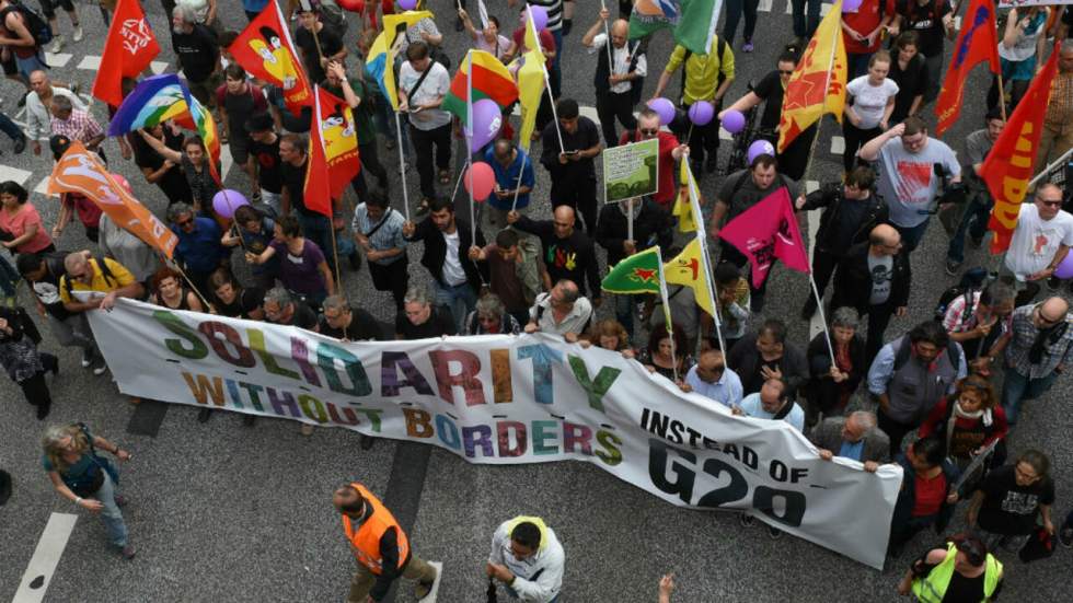 G20 : les manifestants de retour dans les rues d'Hambourg