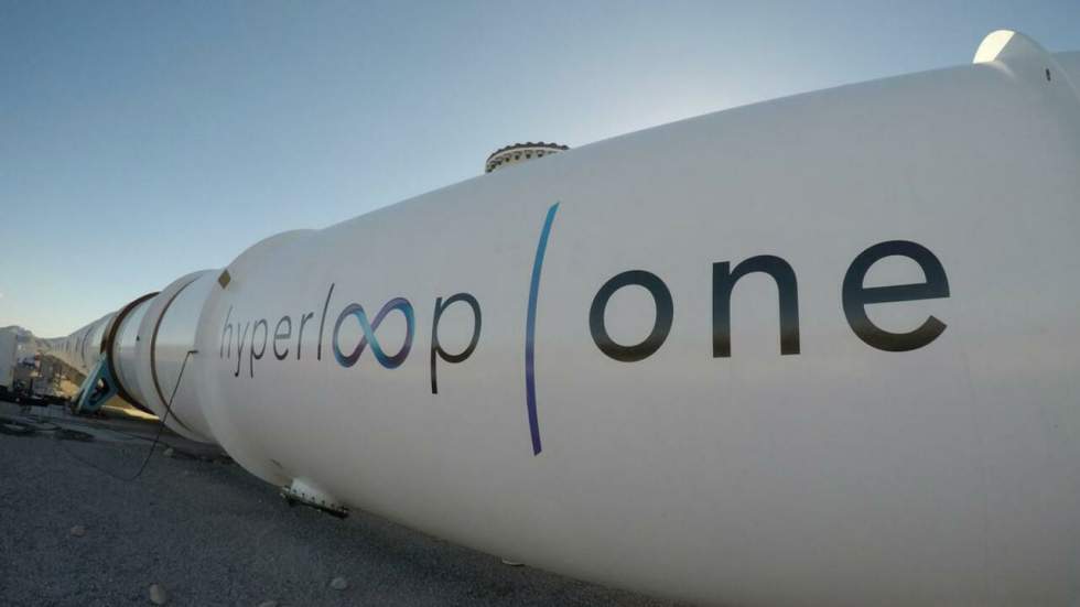 Lors de son premier test grandeur nature, l'Hyperloop One a réussi à léviter au-dessus des rails Lors de son premier test grandeur nature, l'Hyperloop One a réussi à léviter au-dessus des rails