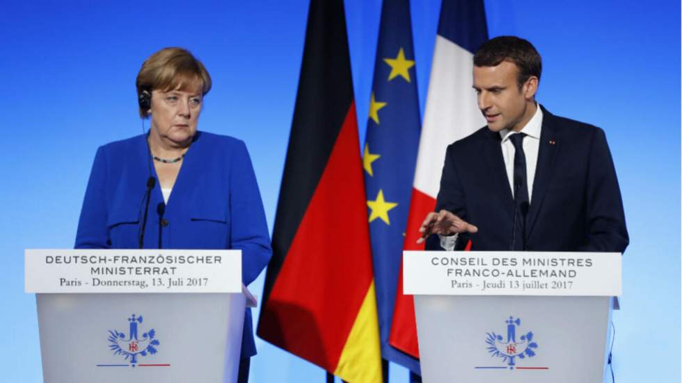 Merkel et Macron défendent l'idée d'un avion de combat franco-allemand