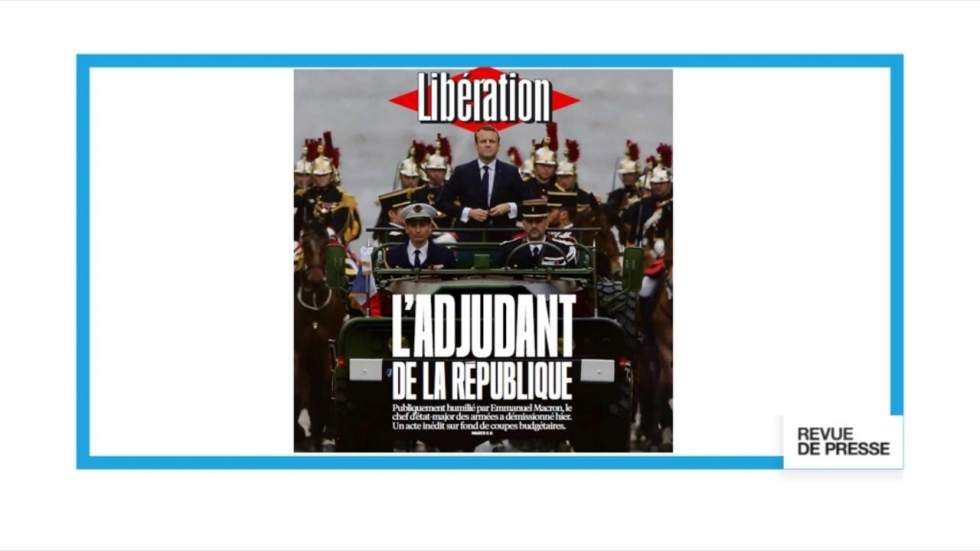 Emmanuel Macron, "l'adjudant de la République"