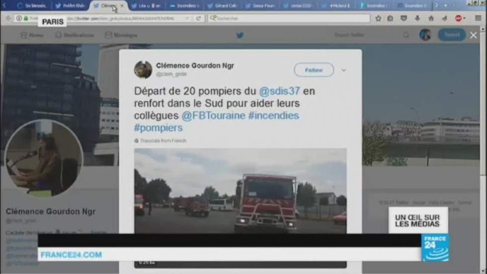 Elan de solidarité après les incendies dans le sud de la France