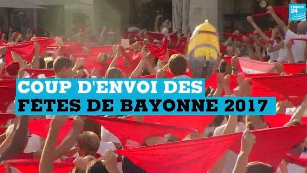 Coup d'envoi des Fêtes de Bayonne 2017