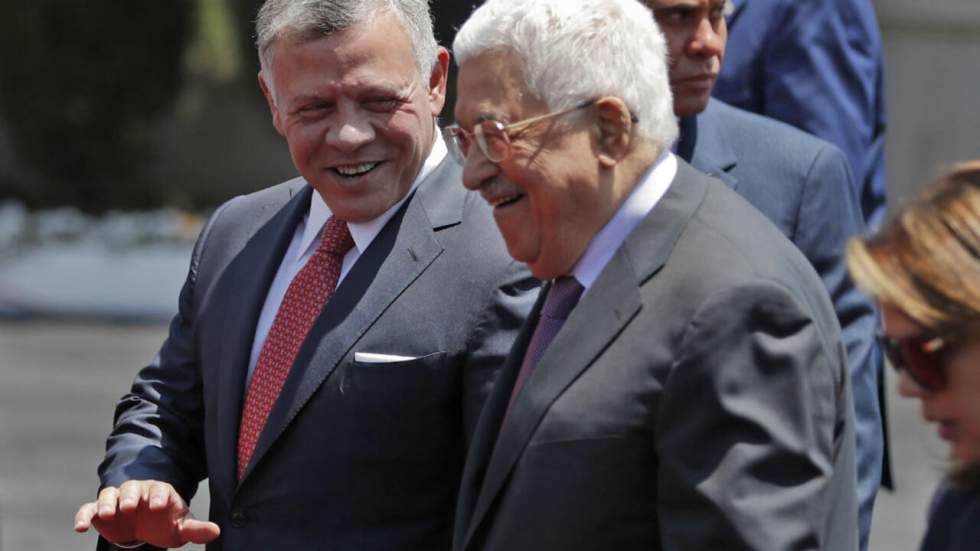 Le roi Abdallah II de Jordanie rend visite à Mahmoud Abbas dans les Territoires palestiniens Le roi Abdallah II de Jordanie rend visite à Mahmoud Abbas dans les Territoires palestiniens