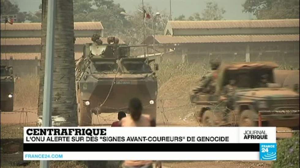 Centrafrique : l'ONU alerte sur des signes "avant-coureurs" de génocide