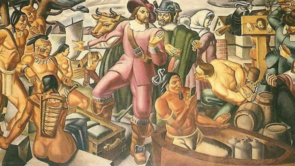 On est d'accord, on voit tous un homme tenir un iPhone dans ce tableau daté de 1937 ?