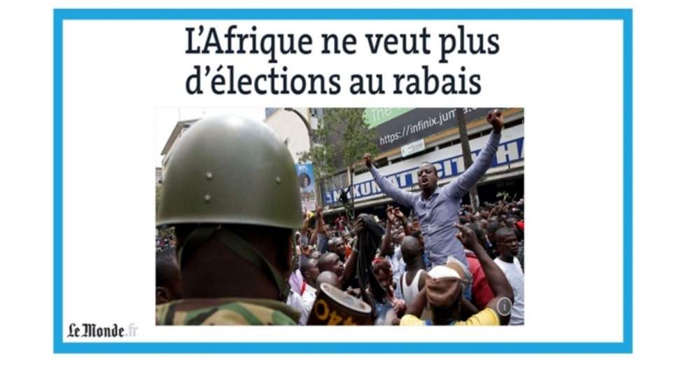 "L'Afrique ne veut plus d'élections au rabais" "L'Afrique ne veut plus d'élections au rabais"