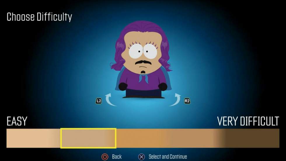 Dans le prochain jeu vidéo "South Park", la difficulté sera basée sur votre couleur de peau Dans le prochain jeu vidéo "South Park", la difficulté sera basée sur votre couleur de peau