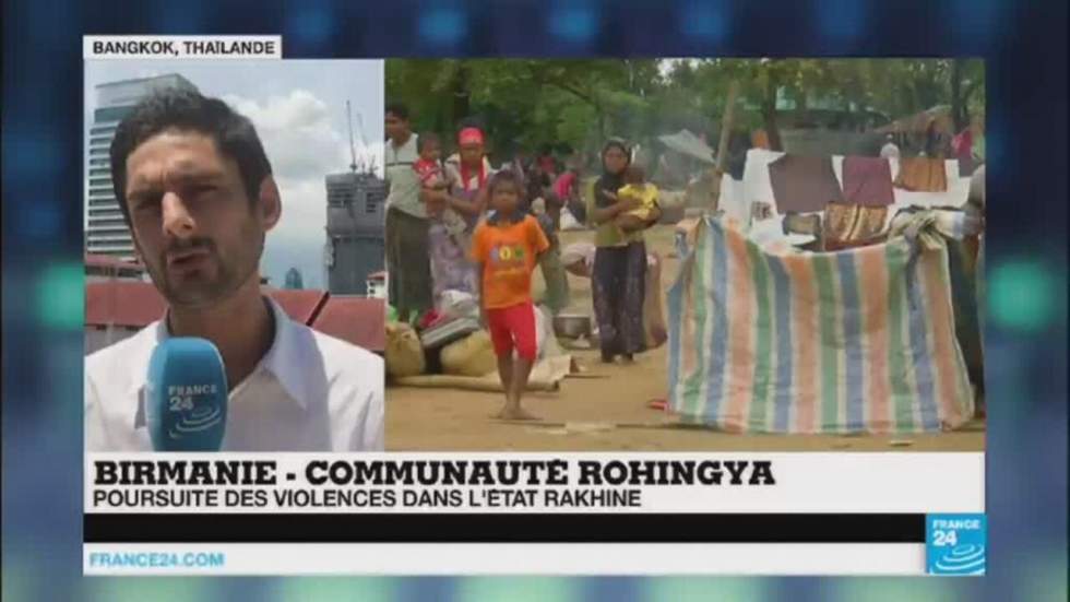 Crise des Rohingya : près de 270 000 réfugiés au Bangladesh en deux semaines