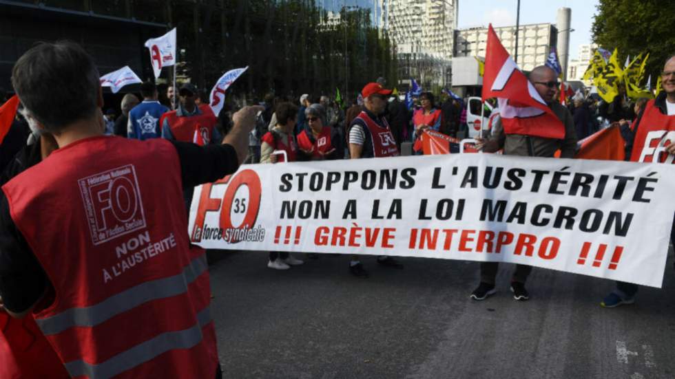 Manifestations en France : premier test social pour Macron... et ses opposants