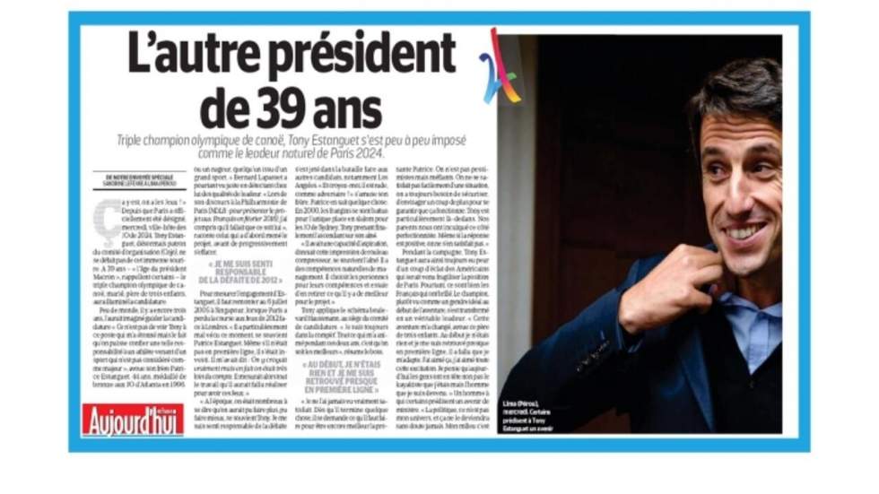 "Tony Estanguet, l'autre président"