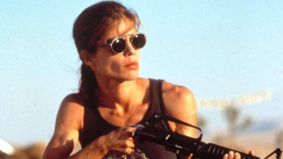 Sarah Connor, jouée par l'actrice Linda Hamilton, va faire son retour dans "Terminator" Sarah Connor, jouée par l'actrice Linda Hamilton, va faire son retour dans "Terminator"