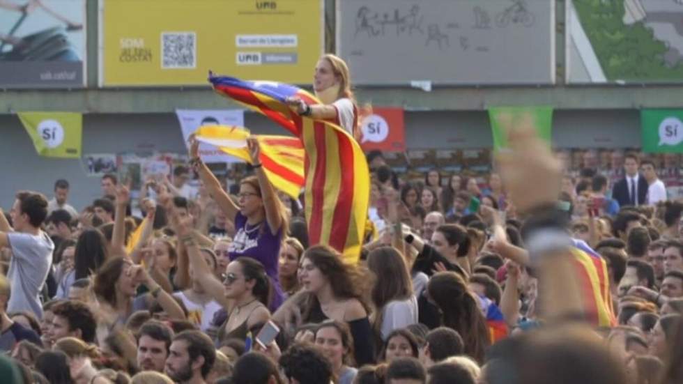 La jeunesse catalane, fer de lance des indépendantistes