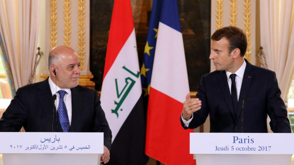 Macron et Abadi réaffirment l’importance de l’intégrité territoriale de l’Irak