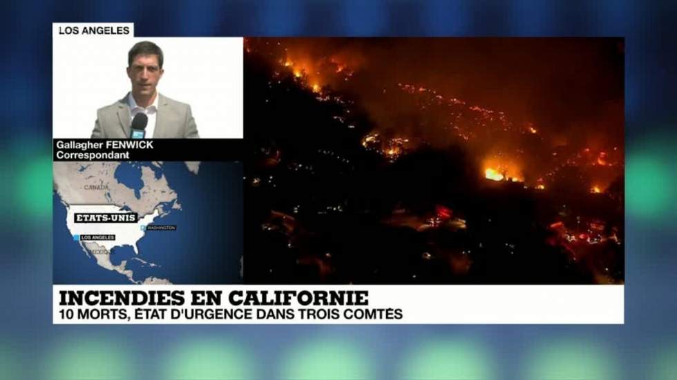 Une série d'incendies meurtriers ravage la Californie