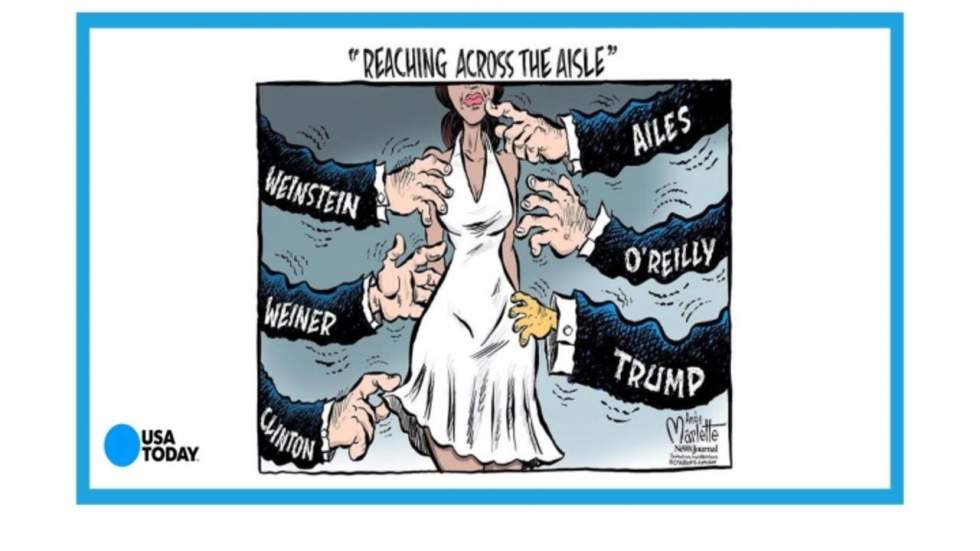 "Weinstein, Ailes, OReilly, Clinton, Weiner, etc."