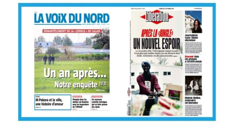 "Après la jungle de Calais, un nouvel espoir" "Après la jungle de Calais, un nouvel espoir"