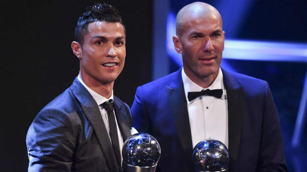 Prix Fifa : Ronaldo sacré meilleur joueur, Zidane meilleur entraîneur, et le coup du scorpion de Giroud consacré