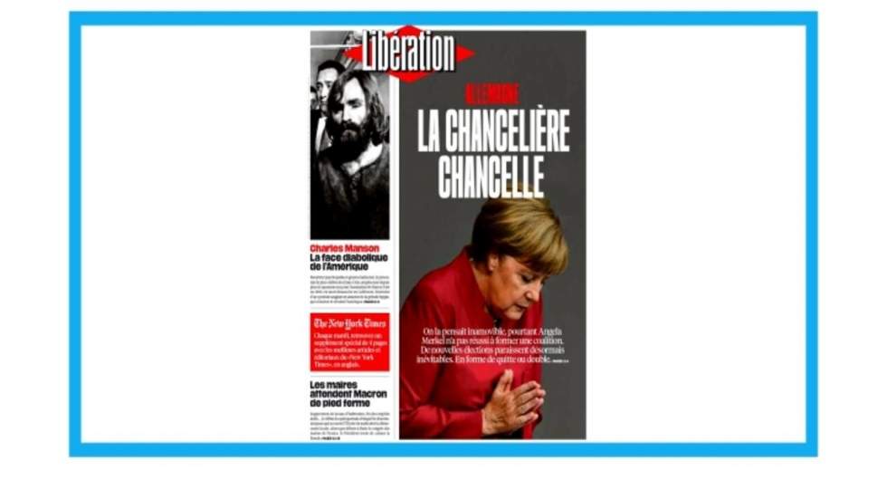 "La chancelière chancelle" "La chancelière chancelle"