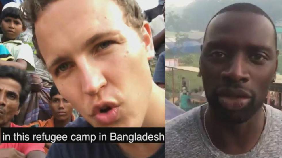 Omar Sy et Jérôme Jarre interpellent Facebook, Amazon et le président Erdogan pour aider les Rohingya