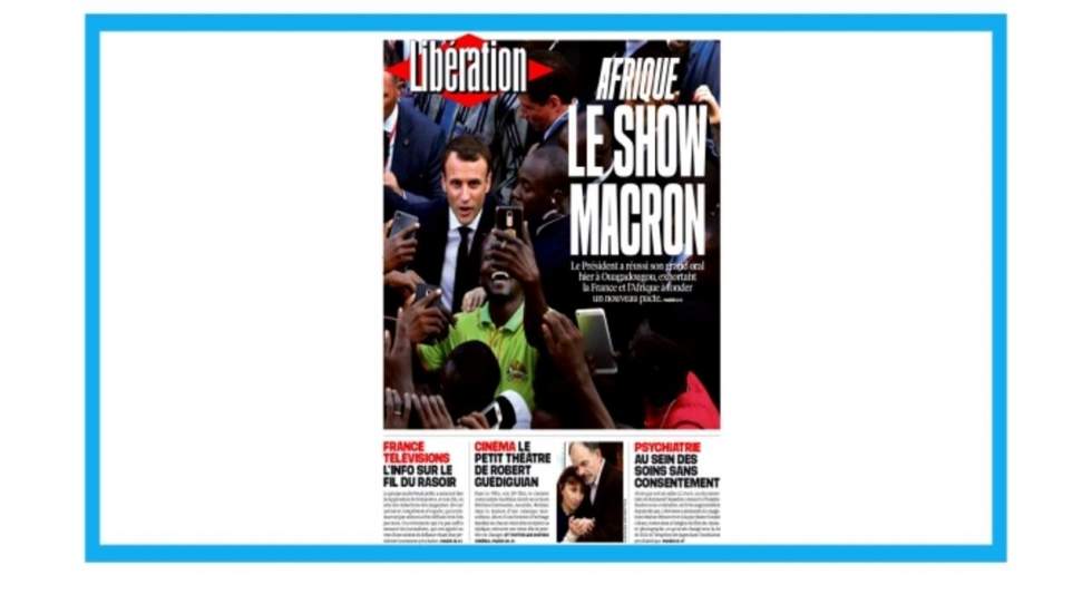 "Le 'show' africain d'Emmanuel Macron"