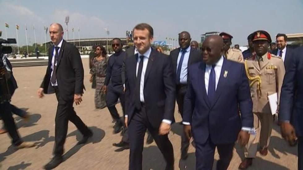 Emmanuel Macron achève sa tournée africaine au Ghana Emmanuel Macron achève sa tournée africaine au Ghana
