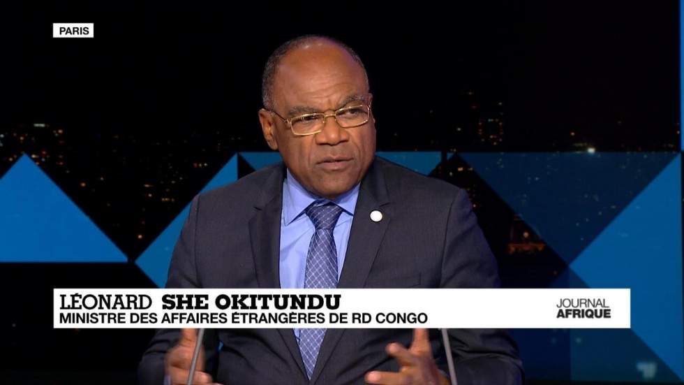 Léonard She Okitundu : "La RDC n'exclut pas des mesures de rétorsion contre l'UE" Léonard She Okitundu : "La RDC n'exclut pas des mesures de rétorsion contre l'UE"