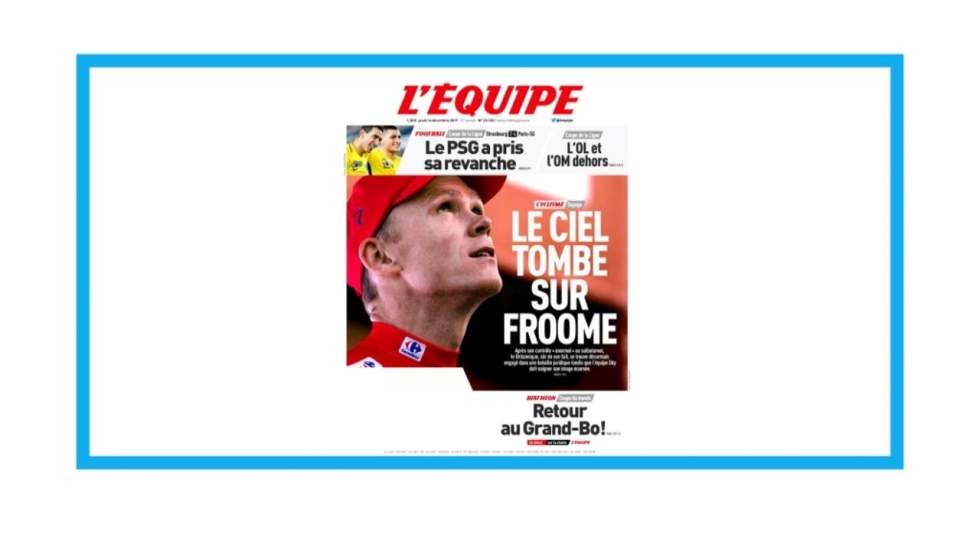 "Froome en sursis ?"