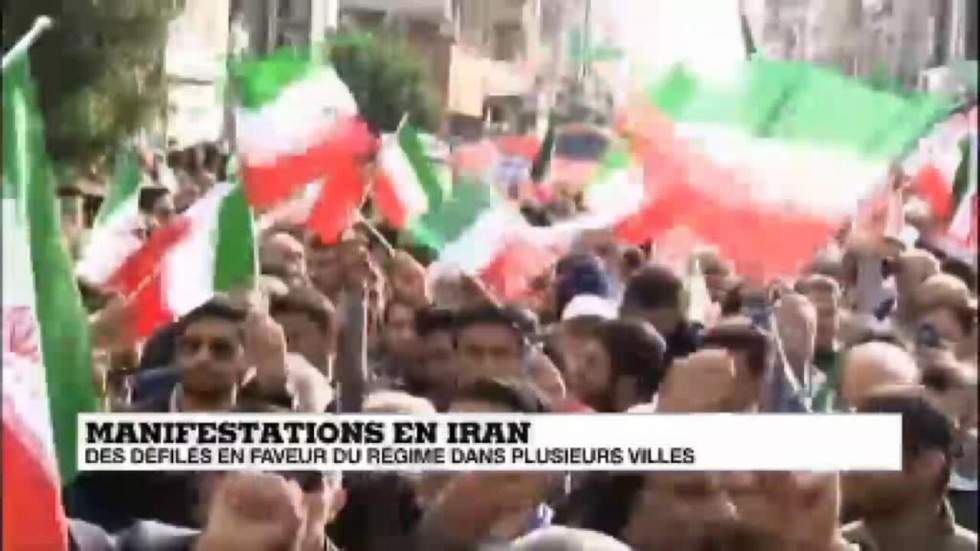 Des dizaines de milliers d'Iraniens descendent dans la rue pour soutenir le pouvoir