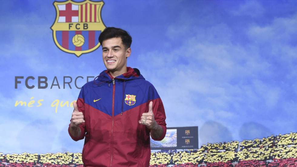 Le Brésilien Philippe Coutinho signe officiellement au Barça