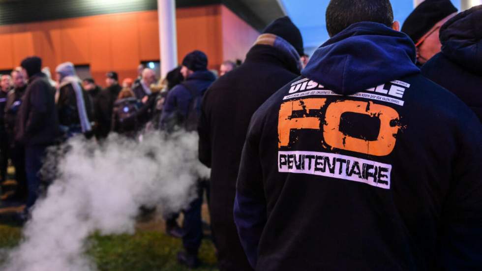 France : mouvement social des surveillants de prison